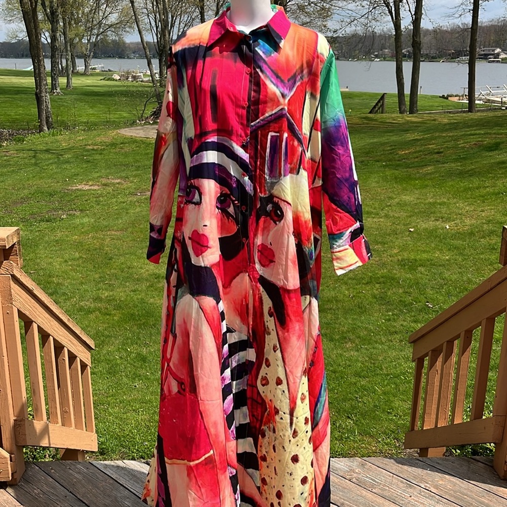 NWOT maxi lounge robe or coverup XL
